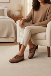 Fitbas 155067 167 Kadın Taba Günlük Büyük Numara Ayakkabı - 1