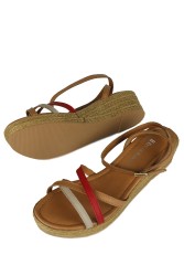 Fitbas 1817 162 Kadın Taba Büyük & Küçük Numara Sandalet - 4