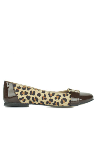 Fitbas 222017 999 Kadın Leopar Büyük & Küçük Numara Babet - Fitbas (1)