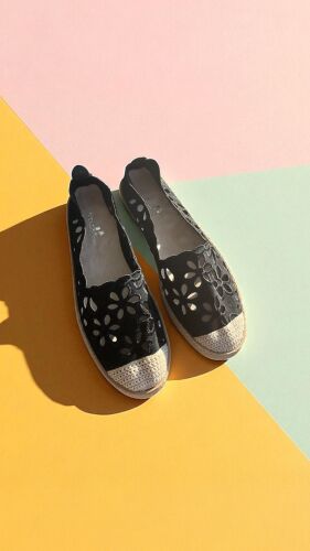 Fitbas 360001 008 Kadın Siyah Günlük Büyük Numara Ayakkabı - Fitbas