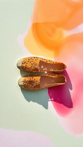 Fitbas 360001 535 Kadın Oranj Günlük Büyük Numara Ayakkabı - Fitbas