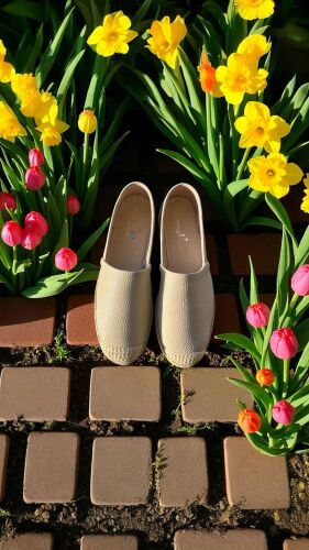 Fitbas 360002 320 Kadın Bej Günlük Büyük Numara Ayakkabı - Fitbas