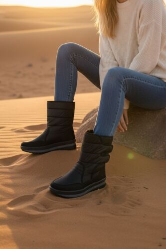 Fitbas 392802 014 Kadın Siyah Bot - Alves