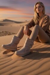 Fitbas 392802 319 Kadın Bej Bot 