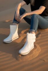 Fitbas 392802 468 Kadın Beyaz Bot - 4