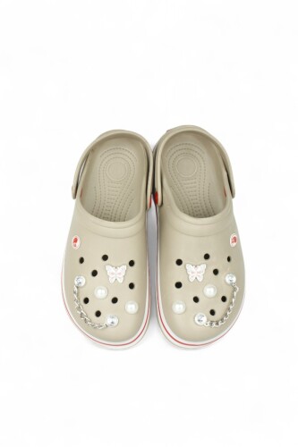 Fitbas 392996 319 Kadın Bej Büyük Numara Terlik - Fitbas