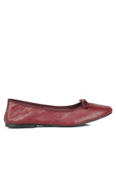 Fitbas 411003 625 Kadın Bordo Büyük & Küçük Numara Babet - 4