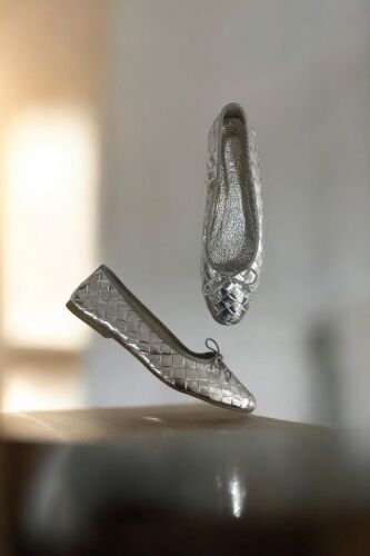 Fitbas 411003 771 Kadın Gümüş Büyük & Küçük Numara Babet - Fitbas