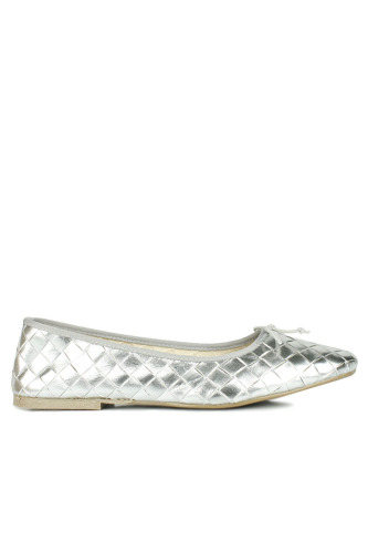 Fitbas 411003 771 Kadın Gümüş Büyük & Küçük Numara Babet - Fitbas (1)