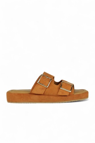 Fitbas 411007 535 Kadın Oranj Rengi Büyük & Küçük Numara Terlik - Fitbas