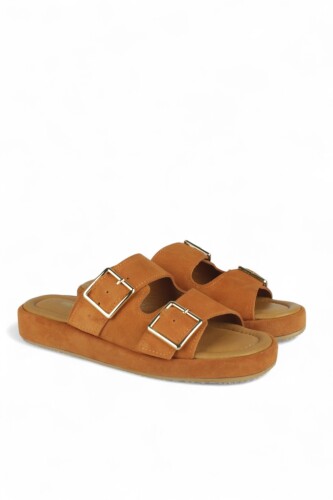 Fitbas 411007 535 Kadın Oranj Rengi Büyük & Küçük Numara Terlik - Fitbas (1)