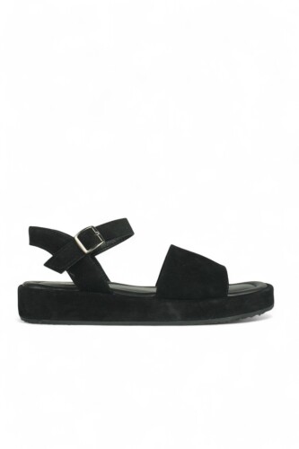 Fitbas 411008 008 Kadın Siyah Renk Büyük & Küçük Numara Sandalet - Fitbas