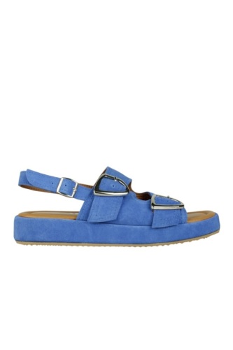 Fitbas 411010 676 Kadın Mavi Renk Büyük & Küçük Numara Sandalet - Fitbas