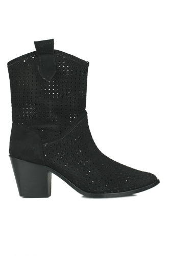 Fitbas 411781 008 Kadın Siyah Büyük & Küçük Numara Bot - Fitbas