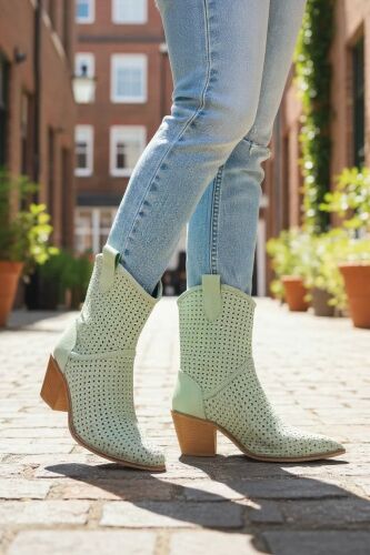 Fitbas 411781 760 Kadın Su Yeşili Büyük & Küçük Numara Bot - Fitbas