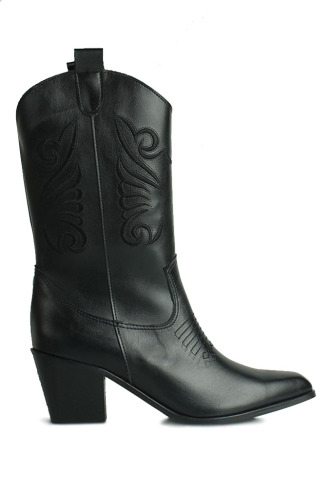 Fitbas 411793 014 Kadın Siyah Büyük & Küçük Numara Cizme - Fitbas