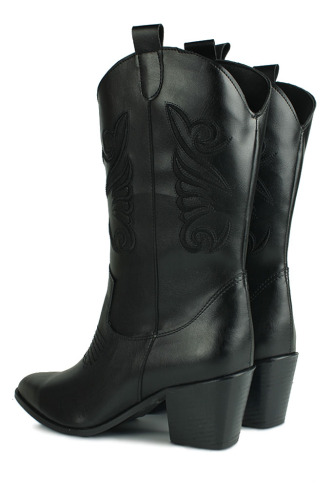 Fitbas 411793 014 Kadın Siyah Büyük & Küçük Numara Cizme - Fitbas (1)