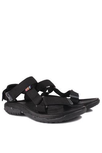 Fitbas - Fitbas 421001 001 Kadın Siyah Büyük Numara Sandalet (1)