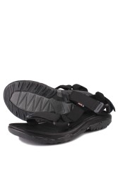 Fitbas 421001 001 Kadın Siyah Büyük Numara Sandalet - Thumbnail
