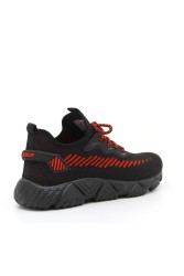 Fitbas 440178 016 Kadın Siyah Kırmızı Büyük Numara Spor ayakkabı - Thumbnail