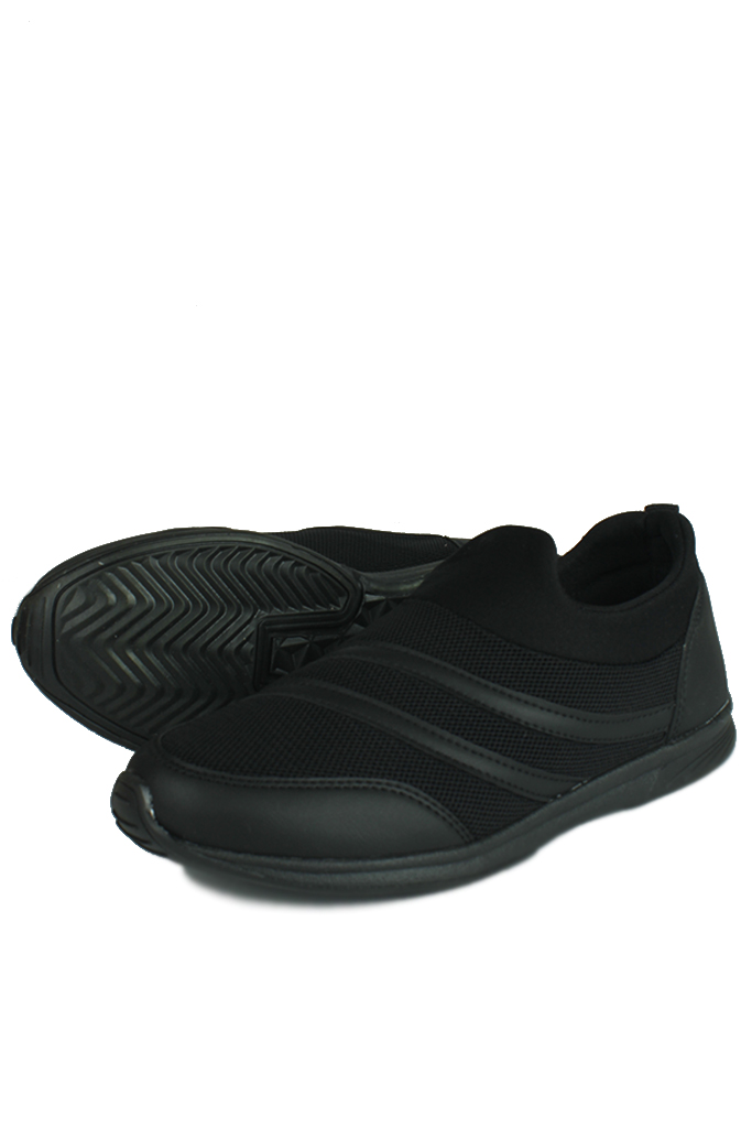 Fitbas 440208 014 Kadın Siyah Büyük Numara Spor ayakkabı