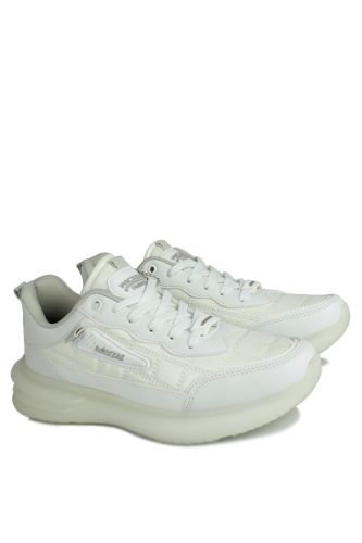 Fitbas - Fitbas 440209 468 Kadın Beyaz Gümüş Büyük Numara Spor ayakkabı (1)