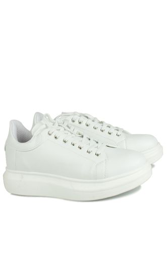 Fitbas - Fitbas 440211 468 Kadın Beyaz Büyük Numara Spor ayakkabı (1)