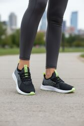 Fitbas 440247 057 Kadın Siyah Sarı Büyük Numara Spor Ayakkabı - 3