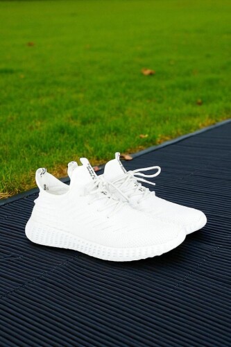 Fitbas 440249 468 Kadın Beyaz Büyük Numara Spor ayakkabı - Fitbas