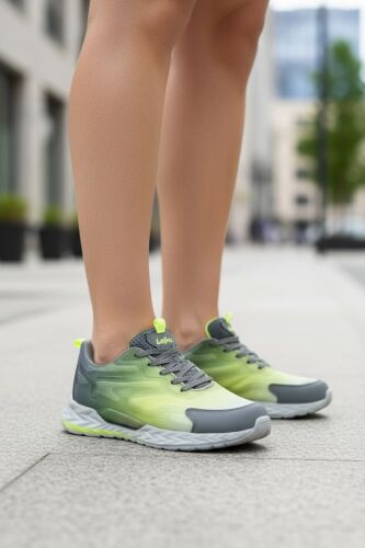 Fitbas 440586 684 Kadın Yeşil Gri Büyük Numara Spor Ayakkabı - Fitbas