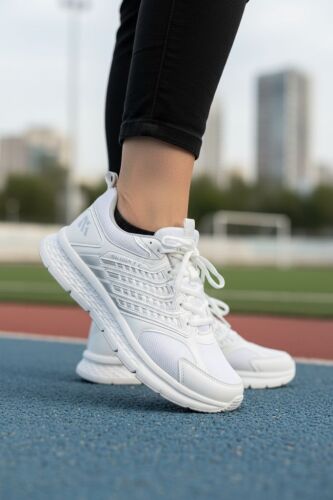 Fitbas 440589 468 Kadın Beyaz Büyük Numara Spor Ayakkabı - Fitbas