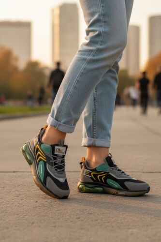 Fitbas 440593 528 Kadın Füme Siyah Büyük Numara Spor Ayakkabı - Fitbas