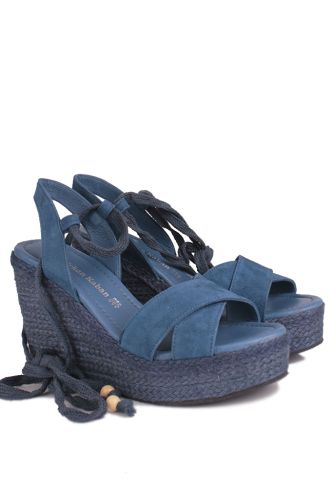 Fitbas - Fitbas 7007 427 Kadın Larcivert Büyük & Küçük Numara Sandalet (1)