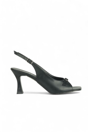 Fitbas 520034 014 Kadın Siyah Büyük & Küçük Numara Sandalet - Fitbas