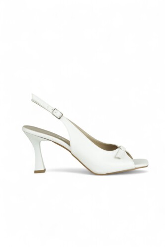 Fitbas 520034 468 Kadın Beyaz Büyük & Küçük Numara Sandalet - Fitbas (1)