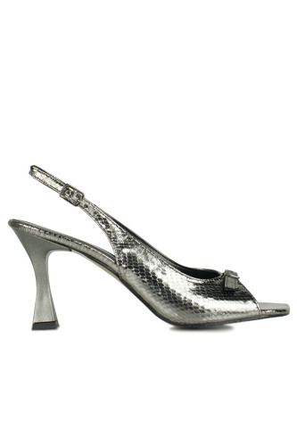 Fitbas 520034 518 Kadın Platin Büyük & Küçük Numara Sandalet - Fitbas