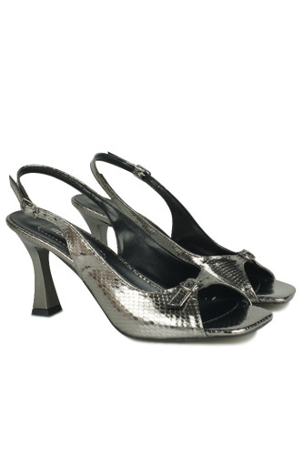 Fitbas 520034 518 Kadın Platin Büyük & Küçük Numara Sandalet - Fitbas (1)