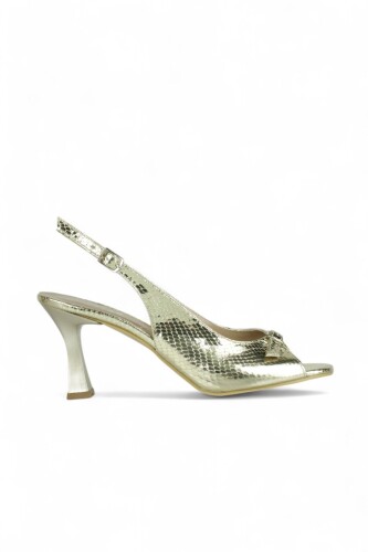 Fitbas 520034 721 Kadın Gold Büyük & Küçük Numara Sandalet - Fitbas (1)