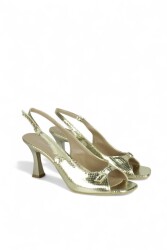 Fitbas 520034 721 Kadın Gold Büyük & Küçük Numara Sandalet - 2