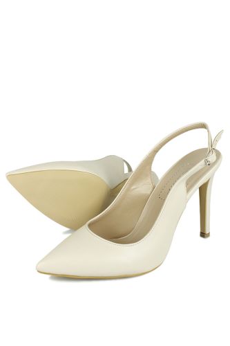 Fitbas - Fitbas 520209 319 Kadın Ten Mat Büyük & Küçük Numara Stiletto (1)