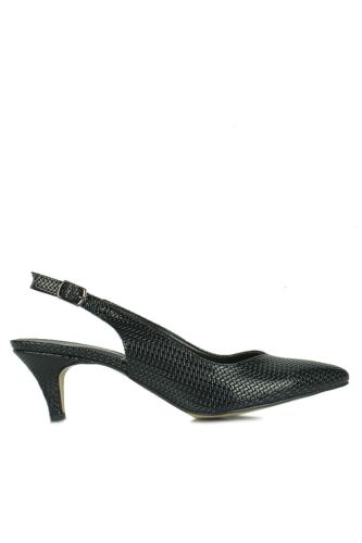 Fitbas 520301 021 Kadın Siyah Büyük & Küçük Numara Stiletto