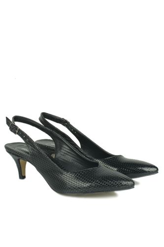 Fitbas - Fitbas 520301 021 Kadın Siyah Büyük & Küçük Numara Stiletto (1)