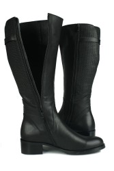 Fitbas 7120 014 Kadın Siyah Büyük & Küçük Numara Çizme - 5