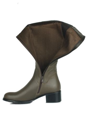 Fitbas 7120 515 Kadın Haki Büyük & Küçük Numara Çizme - Fitbas (1)