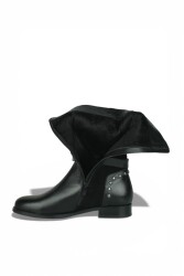 Fitbas 7346 014 Kadın Siyah Büyük & Küçük Numara Çizme - 2