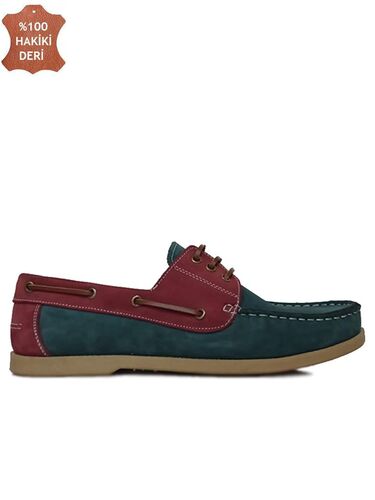 Fitbas 737001 618 Erkek Yeşil Bordo Günlük Büyük Numara Ayakkabı