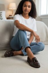 Fitbas 785305 227 Kadın Kahve Büyük & Küçük Numara Babet - 4