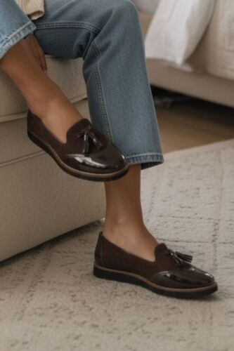 Fitbas 785305 227 Kadın Kahve Büyük & Küçük Numara Babet - Fitbas