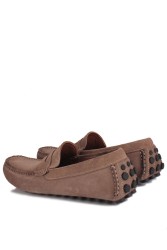 Fitbas 852221 329 Erkek Vizon Süet Büyük Numara Loafer - 3