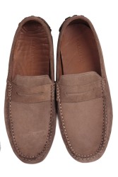 Fitbas 852221 329 Erkek Vizon Süet Büyük Numara Loafer - 5